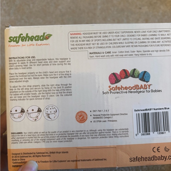 SafeheadBABY Soft Protective Headgear for Babies - Picture 3 of 5